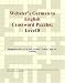 Book Webster's German to English Crossword Puzzles: Level 8