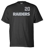 NFL Men's Oakland Raiders Darren Mcfadden Game Gear Player Tee (Black, Large)