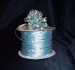 Organza Pull Ribbon Bows - 1/8" - 100 Yards - Light Blue