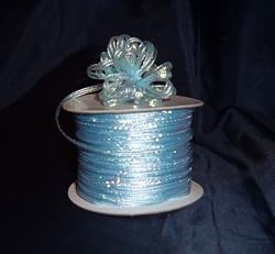 Organza Pull Ribbon Bows - 1/8" - 100 Yards - Light Blue