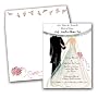 Bridal Shower Invitation with Coordinating Envelopes - Package of 25