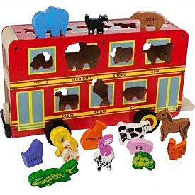 Double Decker Shape Sorter  Bus