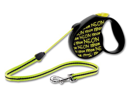Flexi Laisse Néon pour Chien Taille M Jaune Flexi Laisse Néon pour Chien Taille M Jaune