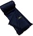 Dark Blue Solid Color Design Fringe Shawl Scarf Wrap Stole Pashmina CJ Apparel NEW
