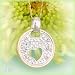 14K .25 CTW Pave Diamond Circle/Heart Pendant