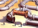 Wallmonkeys Peel and Stick Wall Decals - Pipes Network - 18