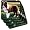 Border Collie Tan and White - Set Of 4 Coasters - Soft