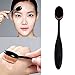 Lookatool Pro Cosmetic Makeup Face Powder Blusher Toothbrush Curve Foundation Brush + Cleaning Glove MakeUp Washing Brush