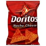 Doritos Nacho Cheese Flavored Tortilla Chips, 12 Oz. (Pack of 3)