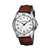 Wenger Men's 70480 Alpine White Dial Brown Leather Watch