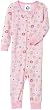 Gerber Flowers Cotton PJs Unionsuit, Light Pink, 12 Months