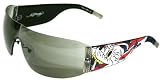 Ed Hardy Sunglasses EHS 010 Wolf Black