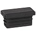 Kapsto 270 R 3015 1.5 - 2 Polyethylene Rectangular Plug, Black, 30x15 mm (Pack of 100)