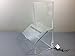 Advert Displays 2 Pack - Small Donation Charity Ballot Box with Lock and Sign Holder