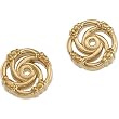 18K Yellow Gold Earring Jackets