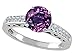 1.31 cttw 14k White Gold Lab Created Alexandrite