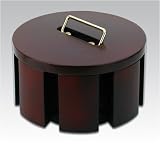 Be-Active Mahogany Poker Chip & Playing Card Caddie