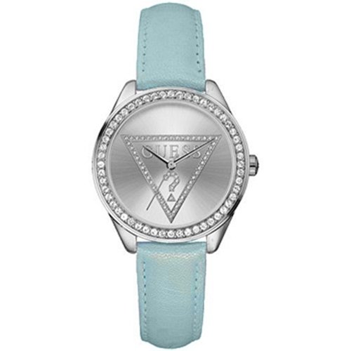 Guess Damen-Armbanduhr MINI TRIANGLE Analog Leder W65010L2 Preisvergleich