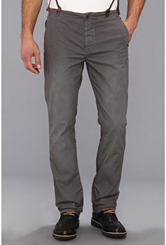John Varvatos Pewter Slim Suspender Pant 31