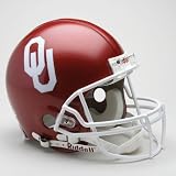 Oklahoma Sooners Riddell Full Size Authentic Proline Football Helmet - Sports Memorabilia