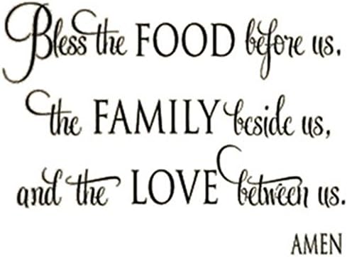 Bless the Food Before Us Wall Decal Nursery Sticker