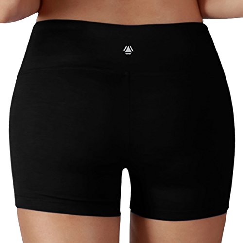 Yoga Reflex - Yoga Shorts for Women - Running Yoga Short Pants - Hidden Pocket