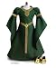 Celtic Christmas Doll Princess Dress and Gold Slippers, fits 18 in American Girl dolls