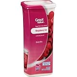 6 tubs 1.31oz Raspberry Ice drink Mix (078742011431)