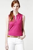Sleeveless Stretch Pique Polo