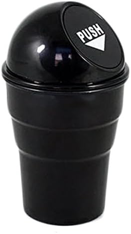 Top Estore Creative Fashion Car Trash Can Mini Cute Grabage Can (Black)