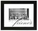 Friend Glass Floater Picture Frame Black 4x6