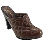 BCBG BCBGirls Manila Quilted Leather Heel Clogs