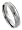 Titanium 6mm Domed Wedding Band Ring Raised Edges Comfort-fit, size 7