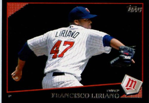 2009 Topps Black Border Baseball Card # 105 Francisco Liriano Minnesota Twins Mint Condition - Shipped In Protective Screwdown Display Case!