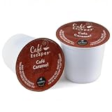 Cafe Escapes Cafe Caramel Coffee Keurig K-Cups, 16 Count