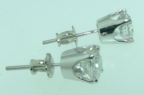 41ptfrCyZbL 2 carat F VVS1 Diamond earrings earrings STUDS