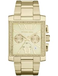 Michael Kors Uptown Glam GIA Chronograph Gold-tone Ladies Watch MK5673
