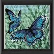 Butterfly Duo 5x5 Mini Needlepoint Kit