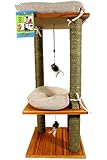 Ware Bamboo Bungalow Cat Scratching Post & Condo