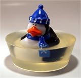 Baby Keepsake: Penguin, Black Hat and Heart