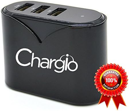 SpeakStick 543199099 3 Port USB  Wall Charger Chargio Great for iPhone, Galaxy, iPad or Any Other iOS or Android Devices - Black