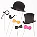 51PCS Colorful Props On A Stick Mustache Photo Booth Party Fun Wedding Christmas Birthday Favor