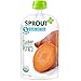 Sprout Organic Baby Food Pouches Stage 1 Sprout Baby Food, Sweet Potato, 3.5 Ounce (Pack of 6); USDA Organic, Non-GMO, Made with Whole Vegetables, No Sugar Added, No Preservatives, Nothing Artificial