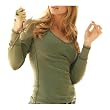Kavio - Junior Raw Edge V Neck L/S Oxidize Wash (0308)