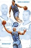 Utah Jazz (Carlos Boozer & Deron Williams) Sports Poster Print - 24