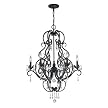 Myrth 6 Lites Chandelier - Aged Bronze