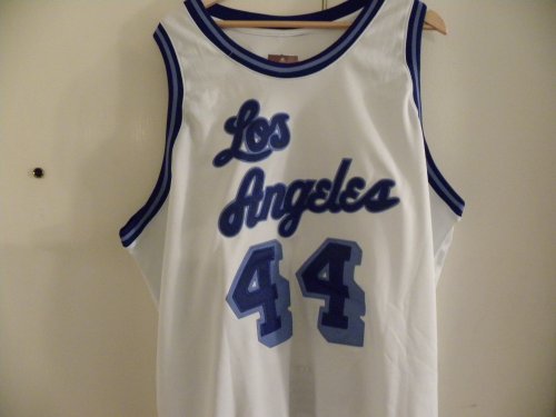 Jerry West Autographed Jersey 