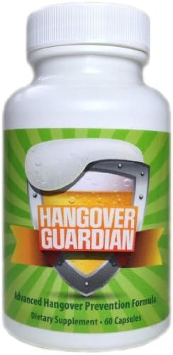 Hangover Guardian: Advanced Hangover Pills w/Activated Charcoal, Cysteine, COQ10, & B Complex Vitamin Formula (60 Capsules) by Hangover Guardian