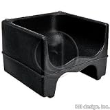 CAMBRO: Black Dual Height Booster Seat, No Strap, 1/PK, 200BC1-110