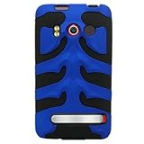 BLACK SKIN Silicon with BLUE Hard Rubber Design Fish BONE SERIES Faceplate  ....